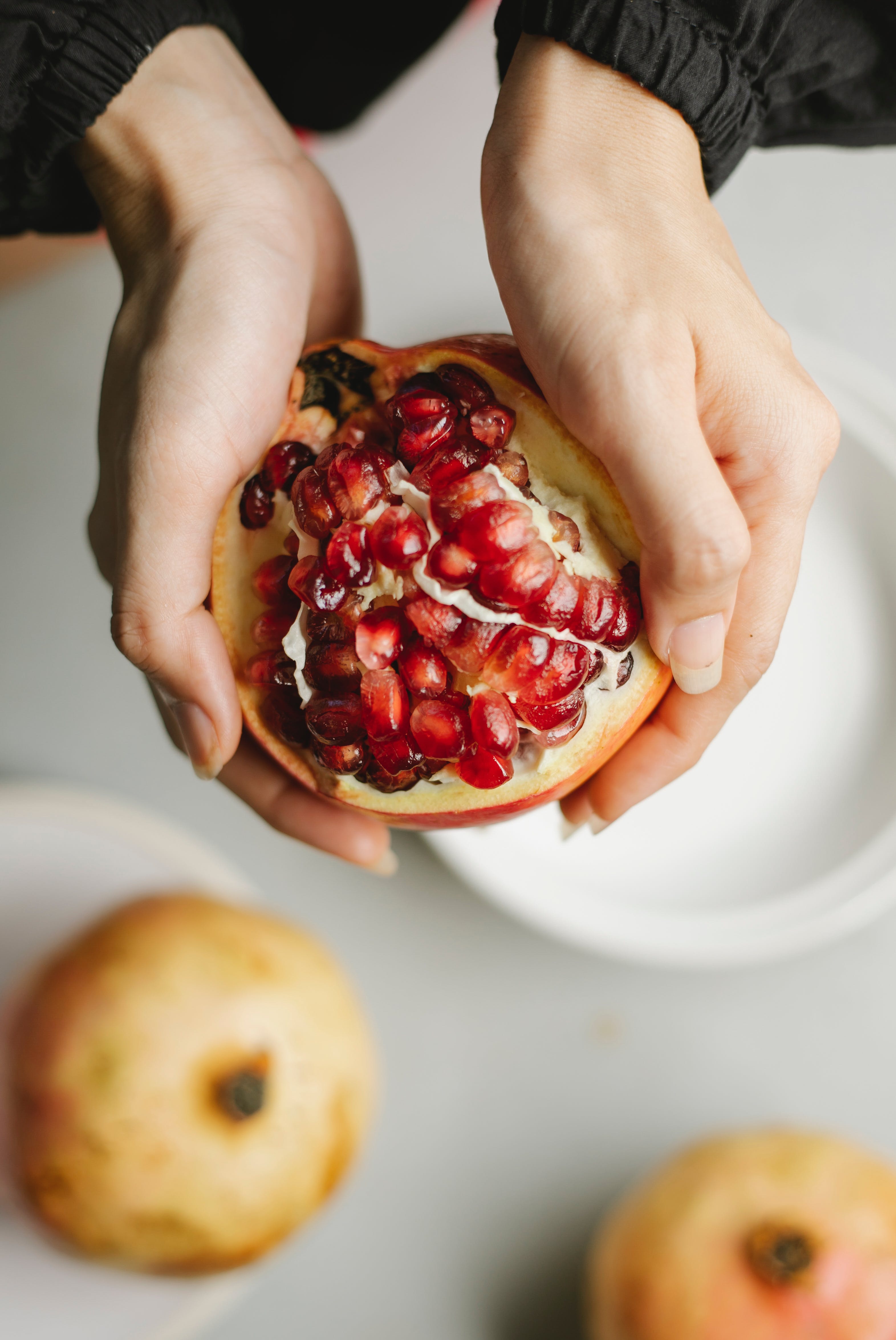 Colorful plant-based meal in bowls on a table